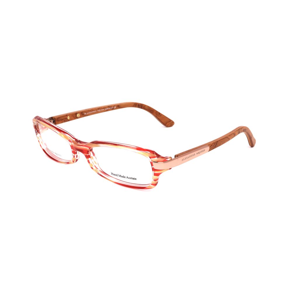 Alexander McQueen Red Acetate Glasses (Frames) - Image 2