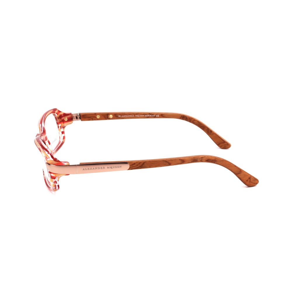Alexander McQueen Red Acetate Glasses (Frames) - Image 3
