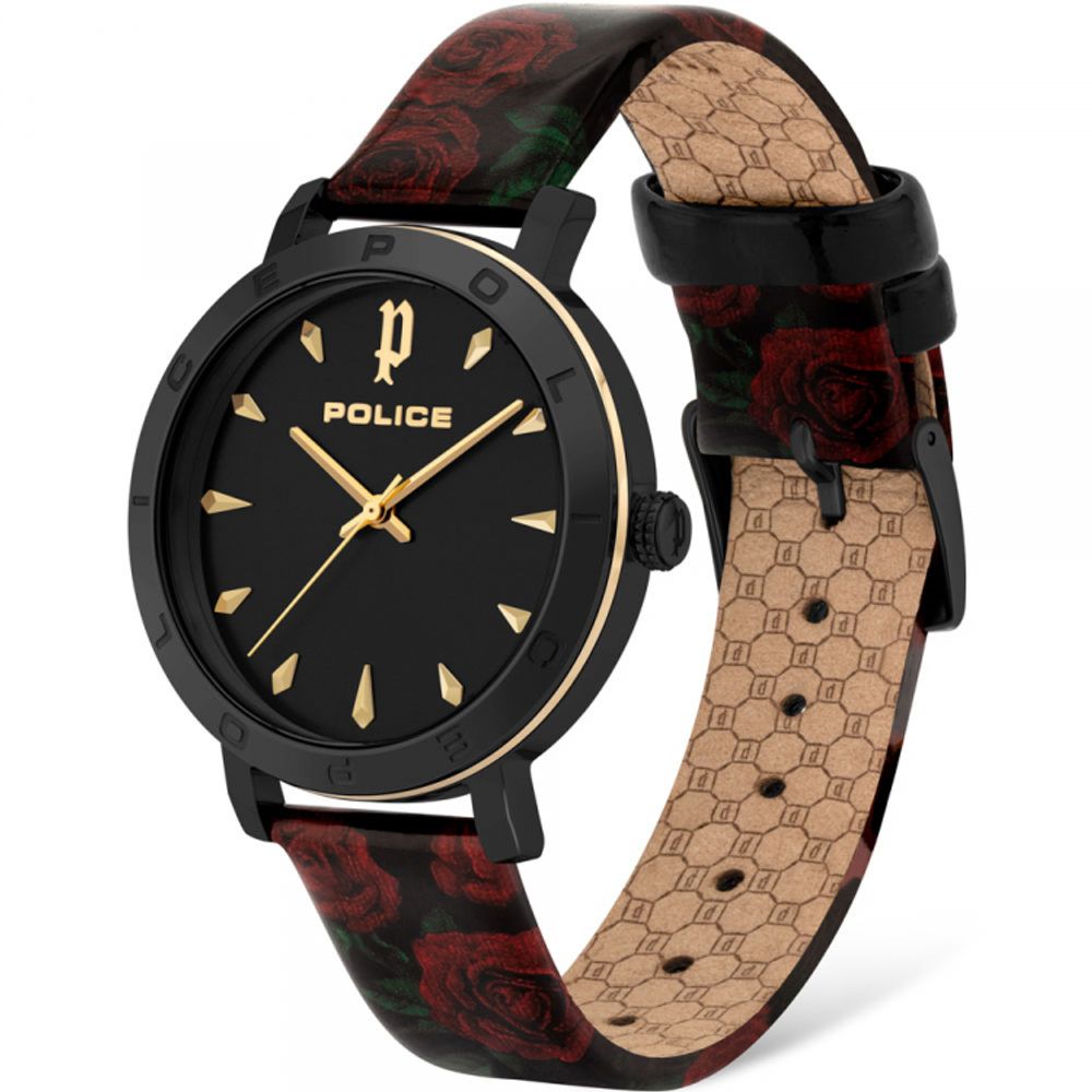 Police Red Stainless Steel Dress Watch - Image 2