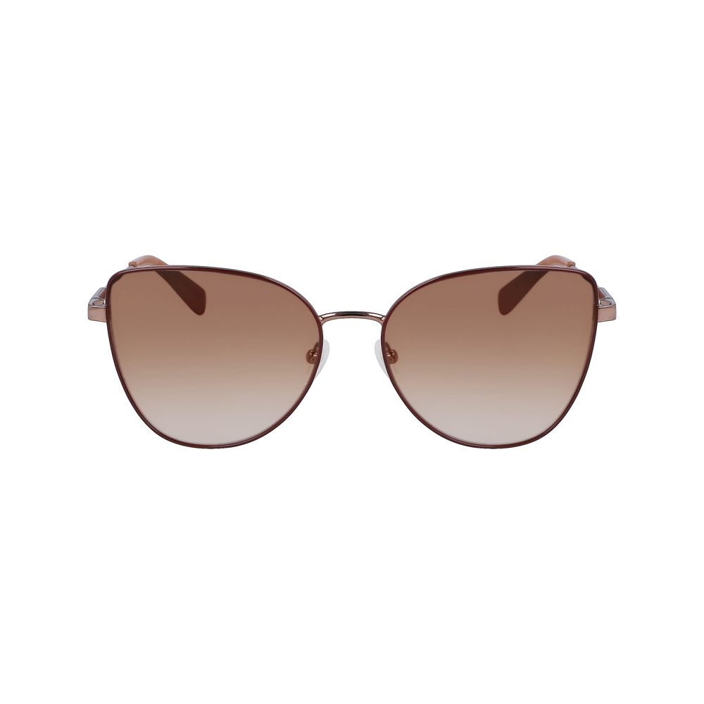 Longchamp Gold Metal Sunglasses - Image 2
