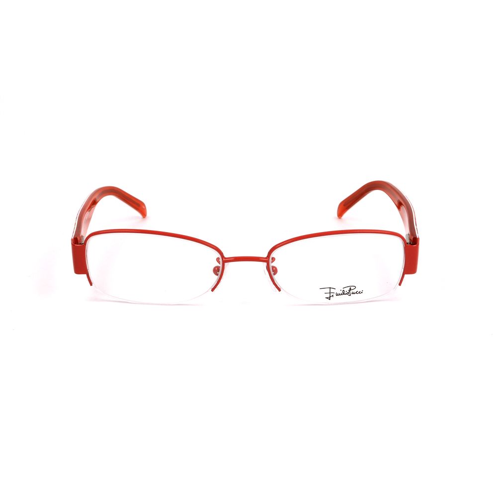 Emilio Pucci Orange Metal Glasses (Frames) - Image 2