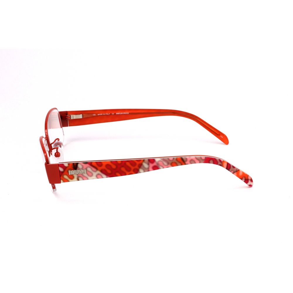 Emilio Pucci Orange Metal Glasses (Frames) - Image 3