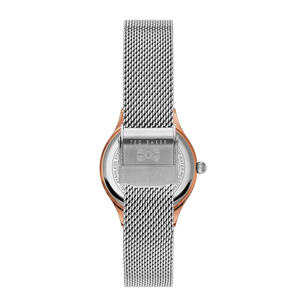 Ted Baker Silver Stainless Steel Dress Watch - Image 2