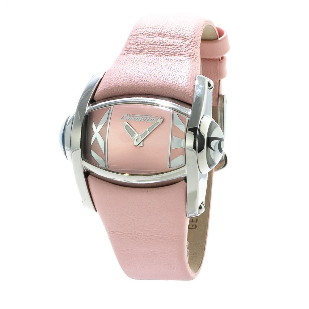 Chronotech Multicolor Leather Dress Watch