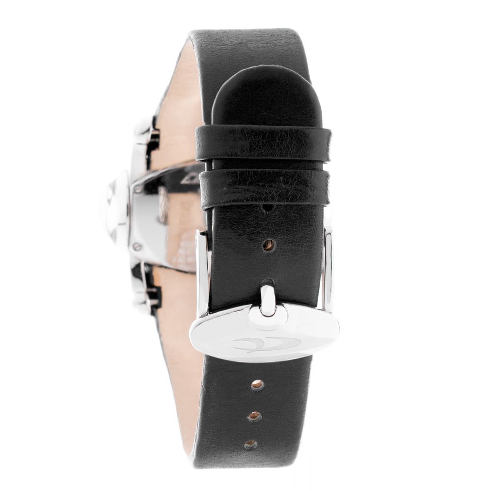 Chronotech Black Leather Dress Watch - Image 2