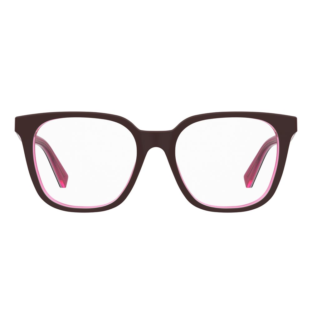 Love Moschino Burgundy Acetate Glasses (Frames) - Image 2