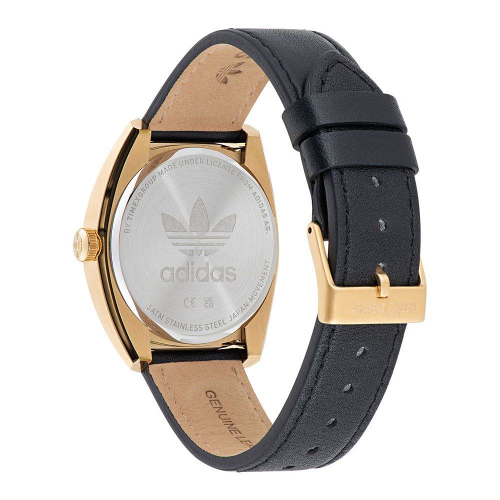 Adidas Black Leather Dress Watch - Image 2