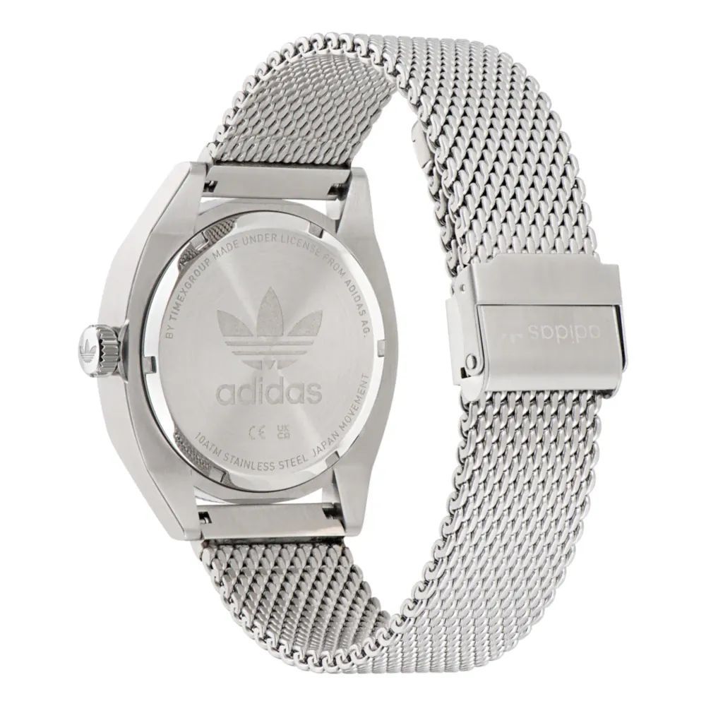 Adidas Gray Stainless Steel Dress Watch - Image 3
