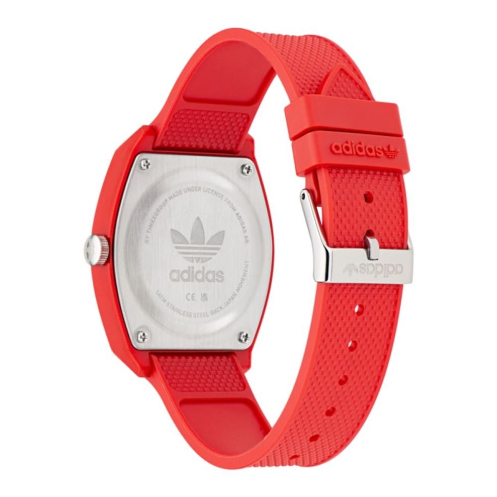 Adidas Red Synthetic Sport Watch - Image 2