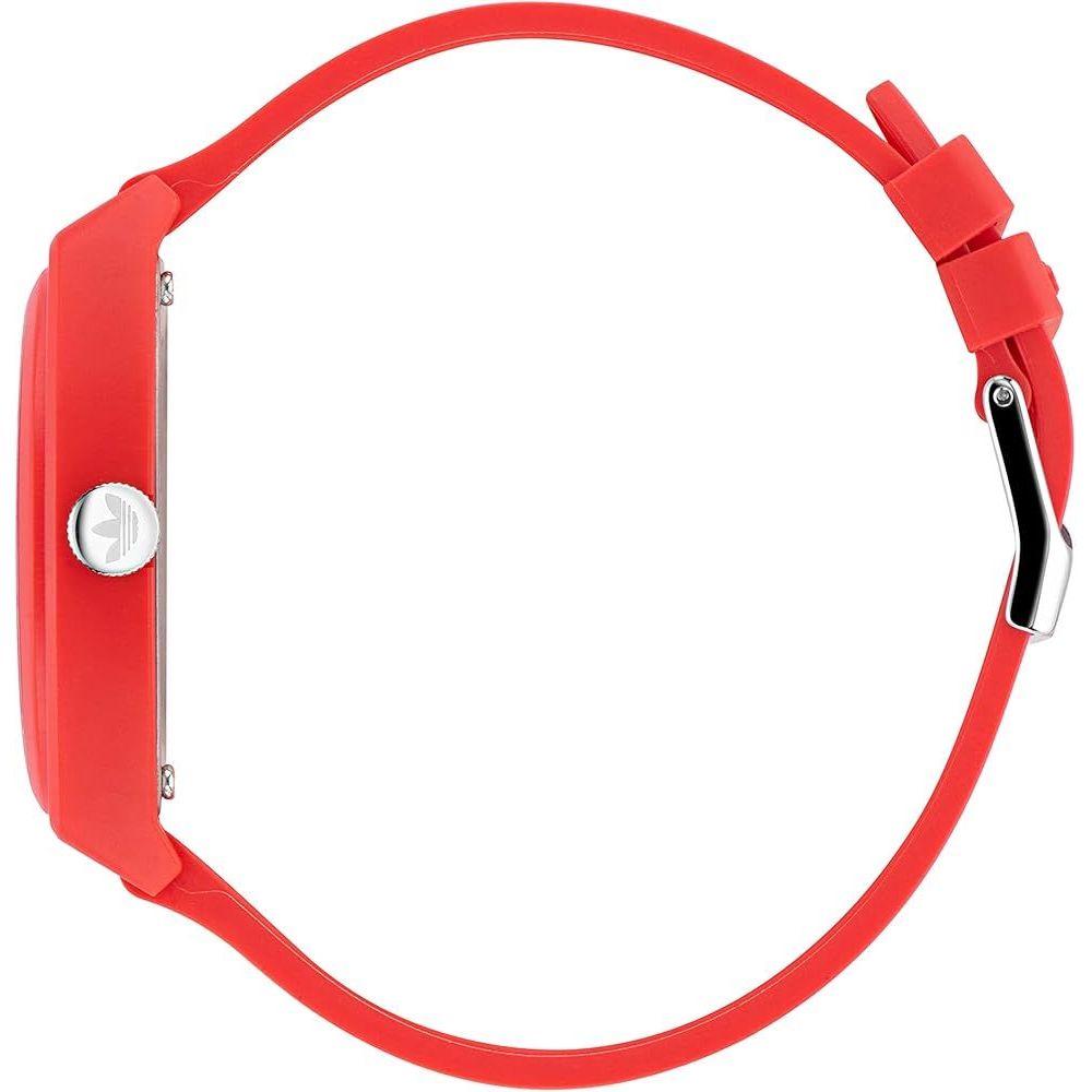 Adidas Red Synthetic Sport Watch - Image 3
