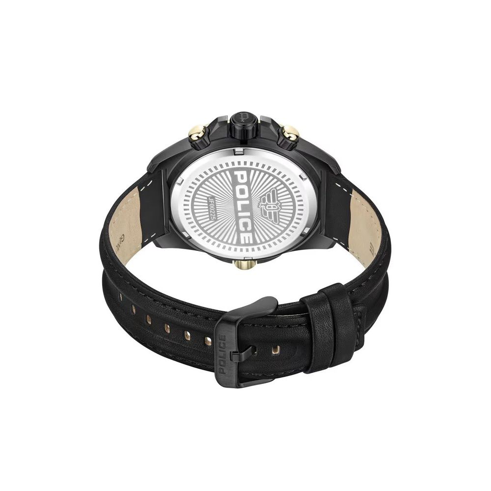 Police Black Artificial Leather Sport Watch - Image 2