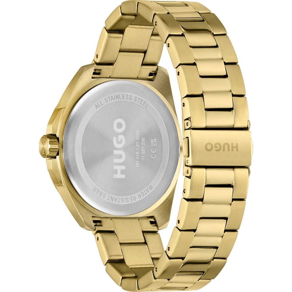 Hugo Boss Gold Stainless Steel Dress Watch - Image 2