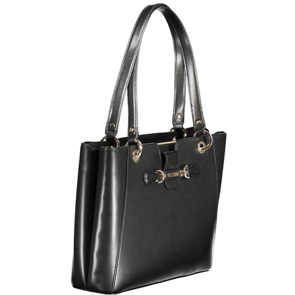 Guess Jeans Black Polyethylene Handbag - Image 3
