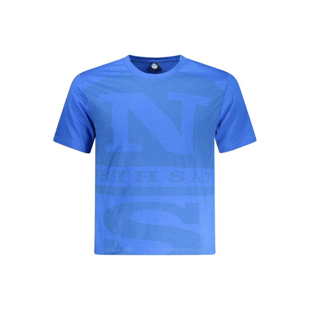 North Sails Blue Cotton T-Shirt - Image 2