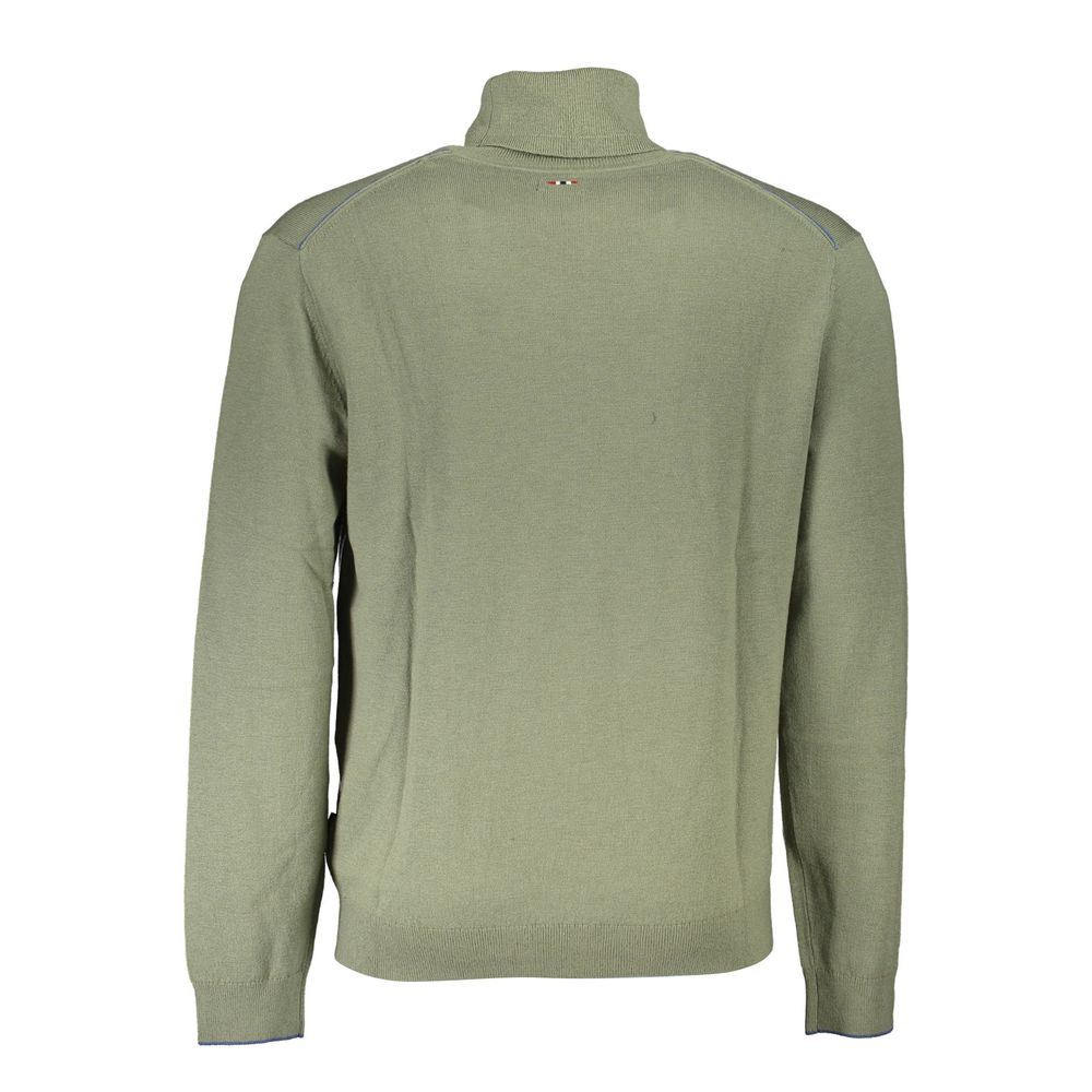 Napapijri Green Wool Sweater - Image 2