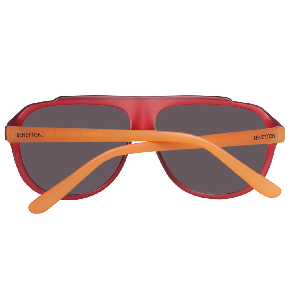Benetton Red Injected Sunglasses - Image 3