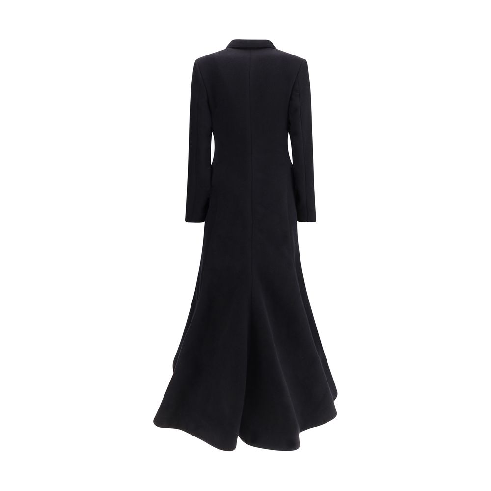 Balenciaga Black Wool Coat - Image 2