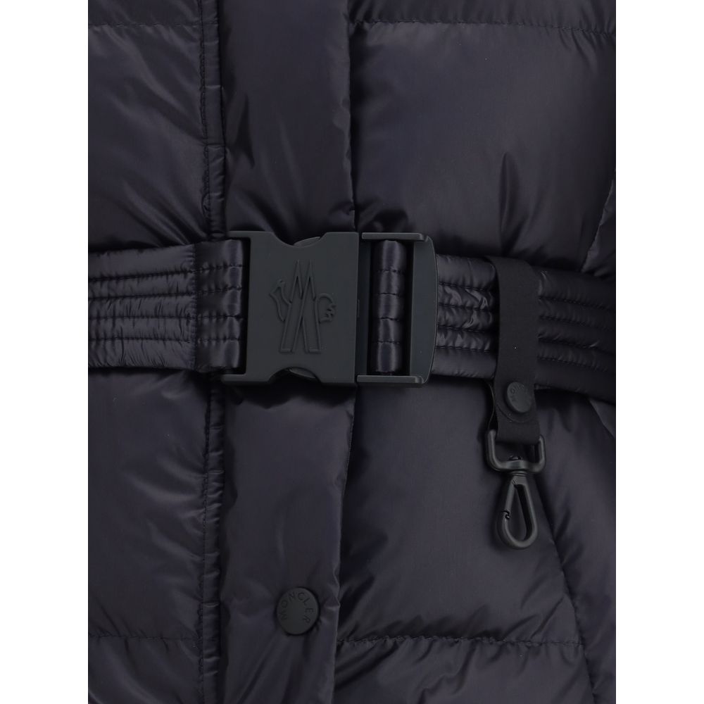 Moncler Grenoble Blue Polyamide Coat - Image 3