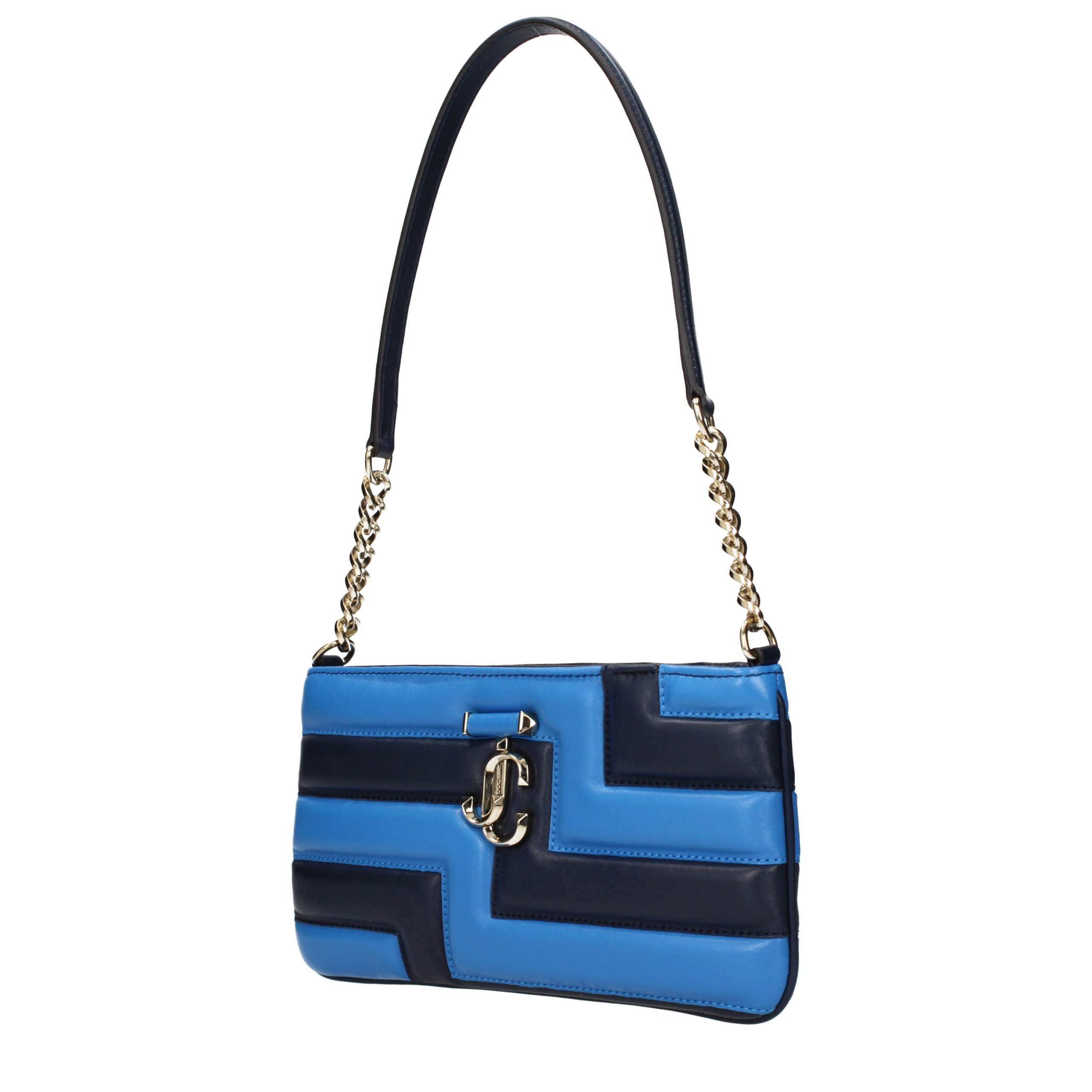 Jimmy Choo Blue Leather Shoulder Bag - Image 2