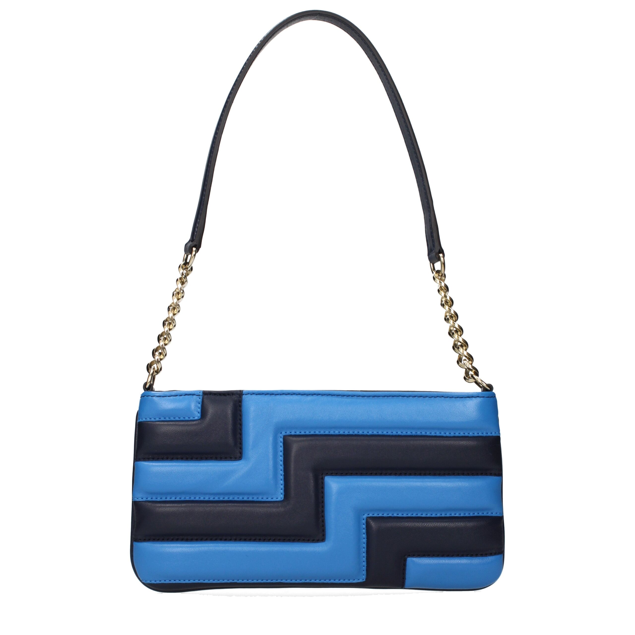 Jimmy Choo Blue Leather Shoulder Bag - Image 3
