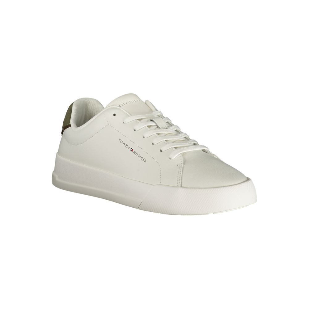 Tommy Hilfiger White Polyurethane Men Sneaker - Image 2