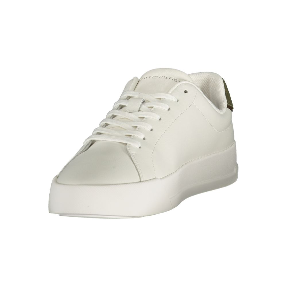Tommy Hilfiger White Polyurethane Men Sneaker - Image 3