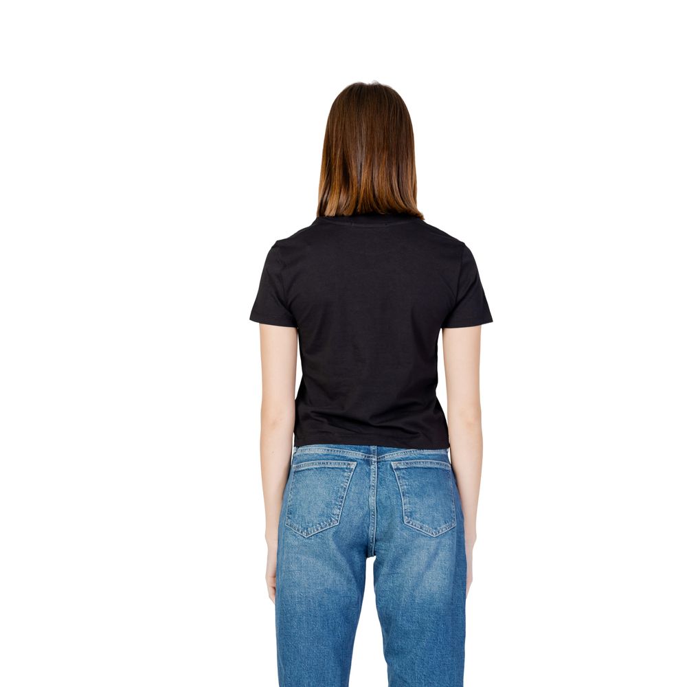 Calvin Klein Jeans Black Cotton T-Shirt - Image 2