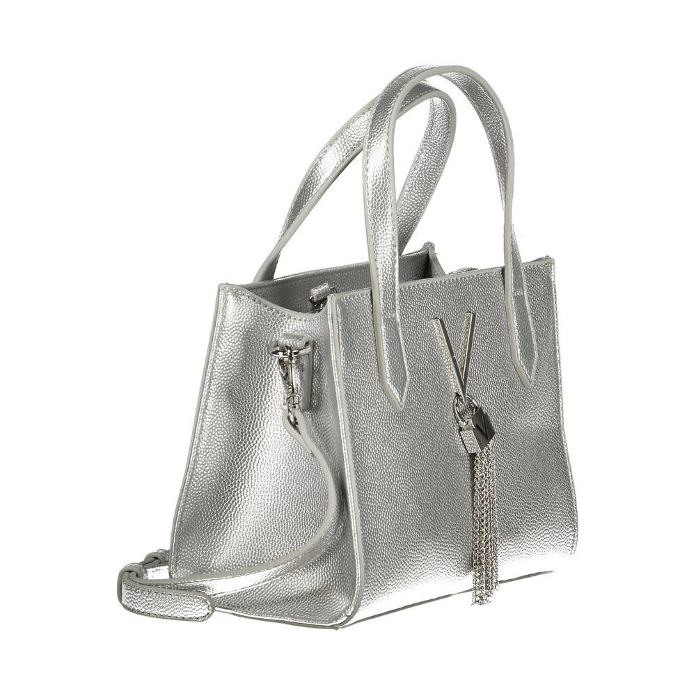 Mario Valentino Silver Polyurethane Women's Handbag - Image 3