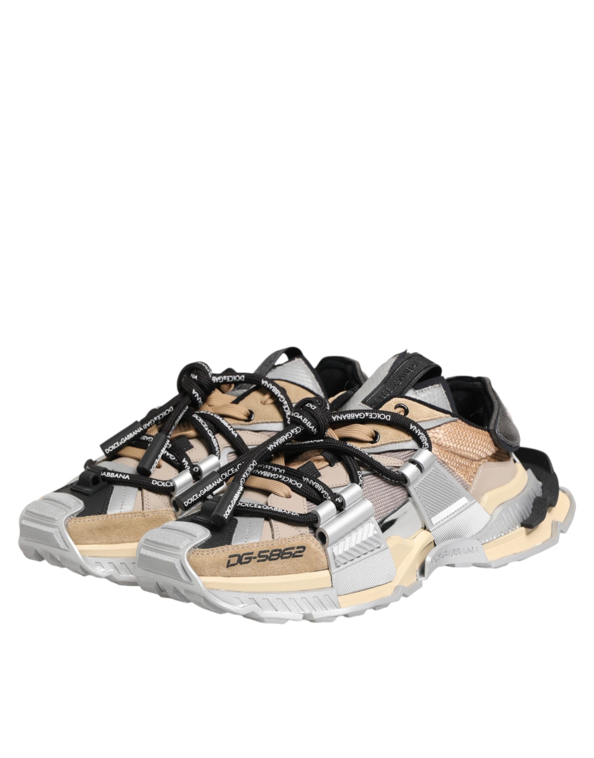 Dolce & Gabbana Multicolor SPACE Low Top Men Sneakers Shoes - Image 5