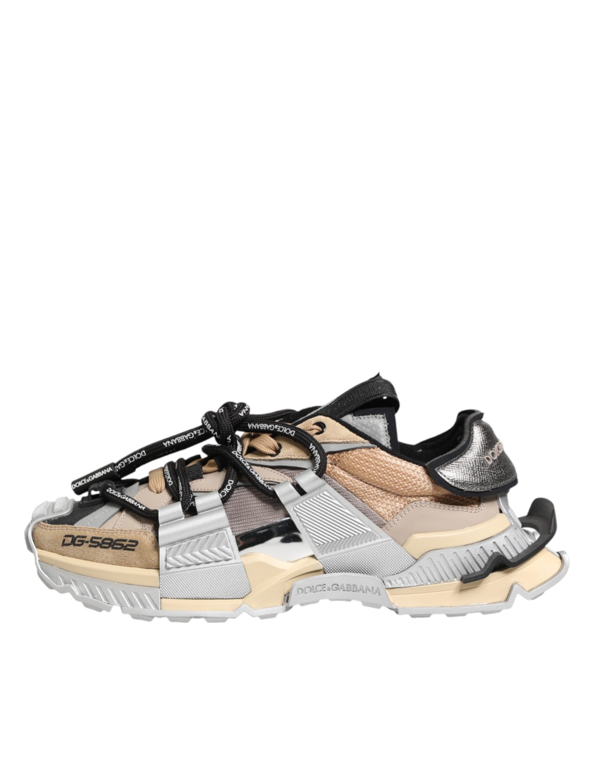 Dolce & Gabbana Multicolor SPACE Low Top Men Sneakers Shoes - Image 7