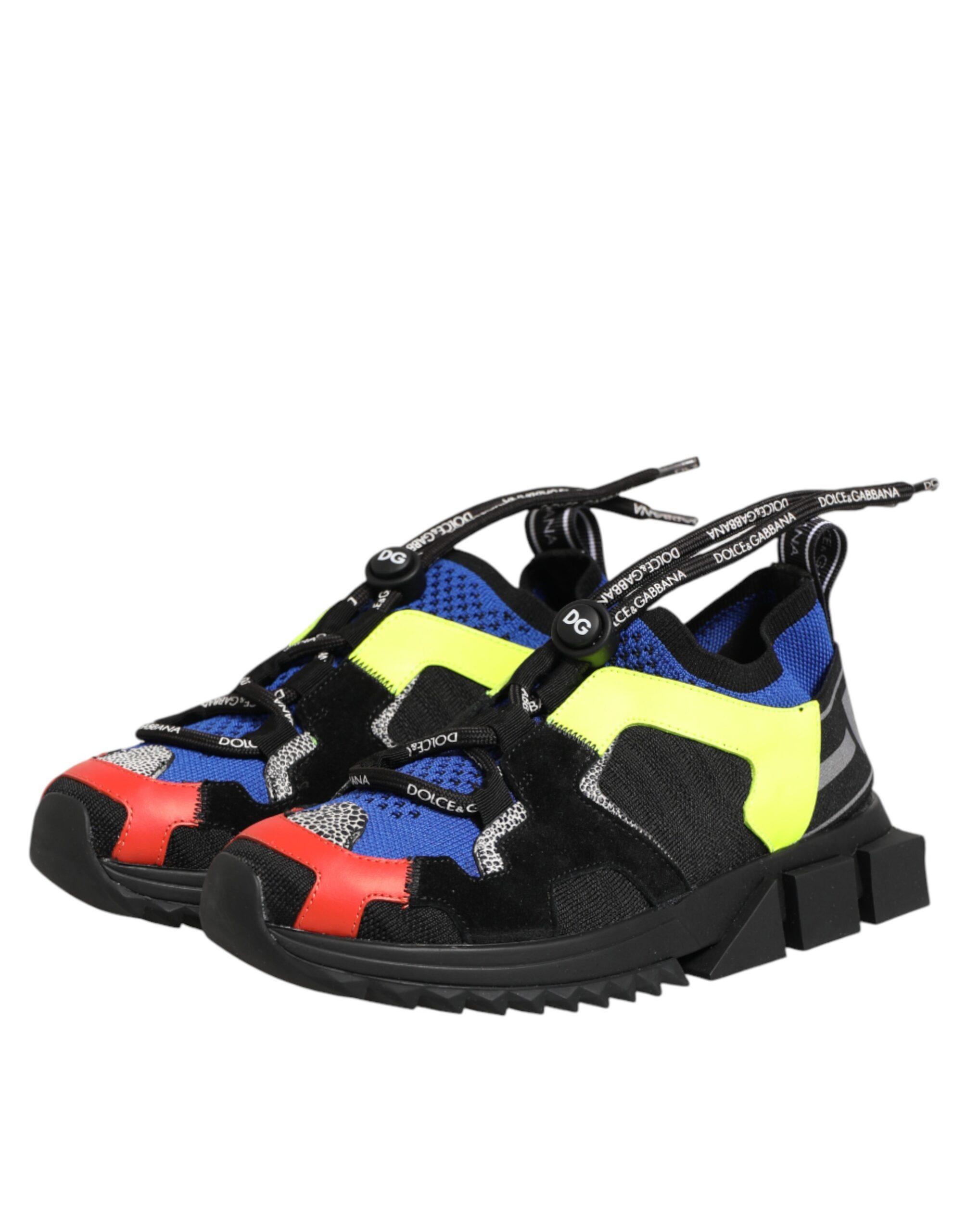 Dolce & Gabbana Multicolor Low Top Sorrento Sneakers Shoes - Image 5