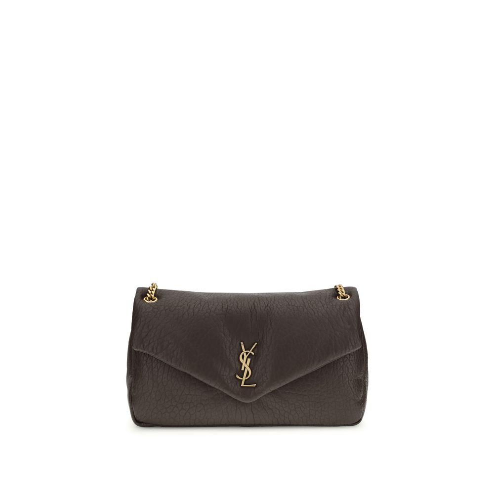 Saint Laurent Gray Lamb Ovis Aries Aries Shoulder Bag