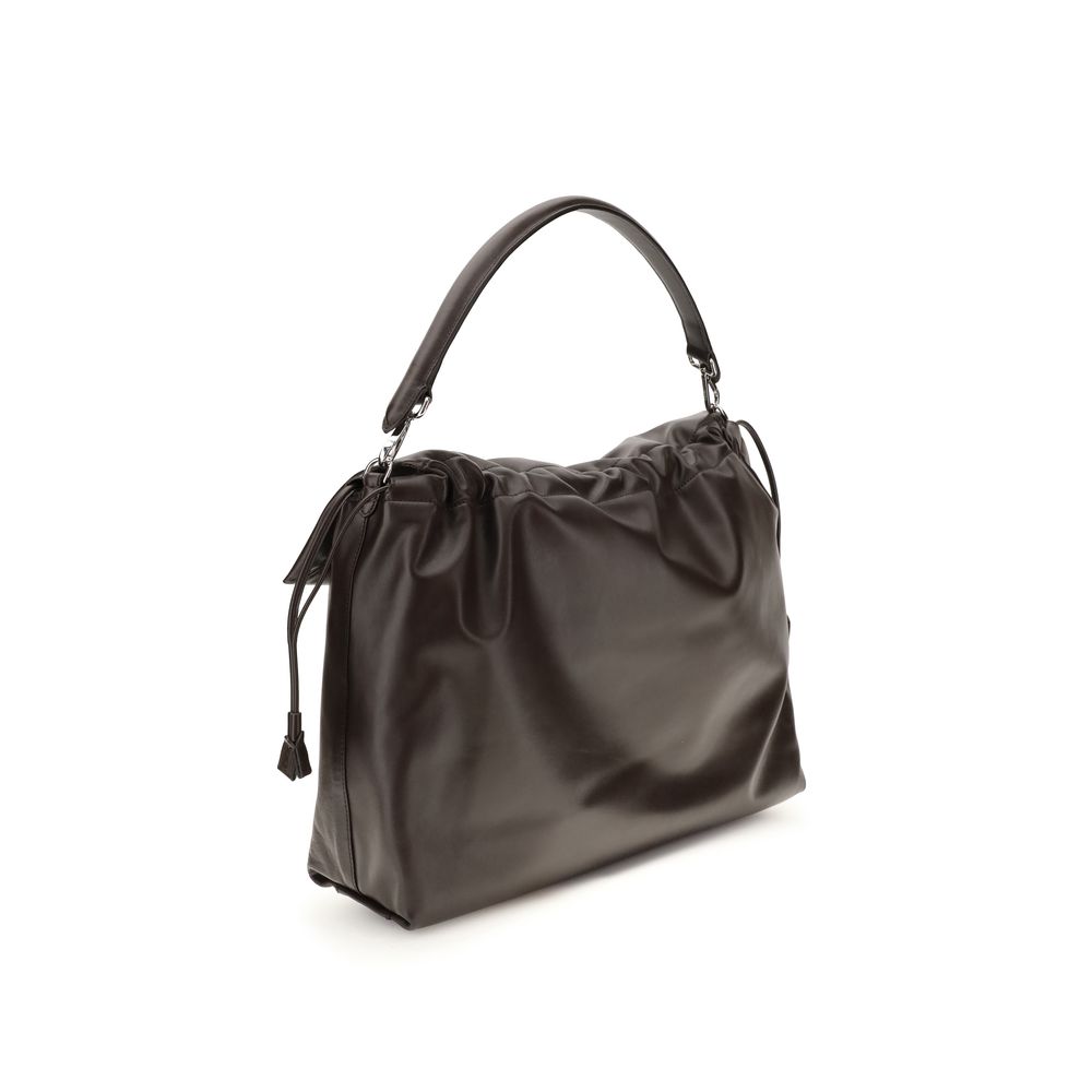 Fendi Brown Calf Leather Bos Taurus Shoulder Bag - Image 3