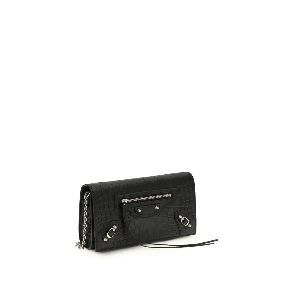 Balenciaga Black Calf Leather Bos Taurus Shoulder Bag - Image 2