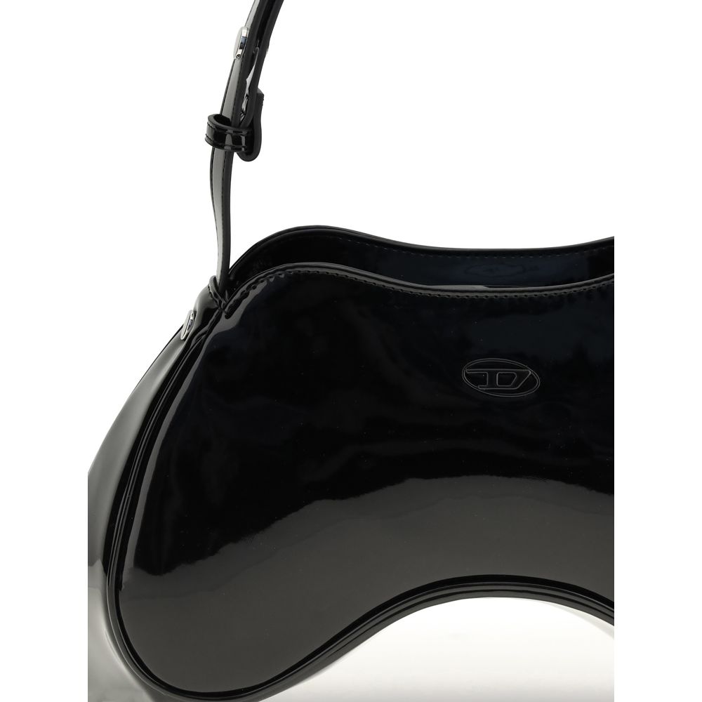 Diesel Black Polyethylene Shoulder Bag - Image 4