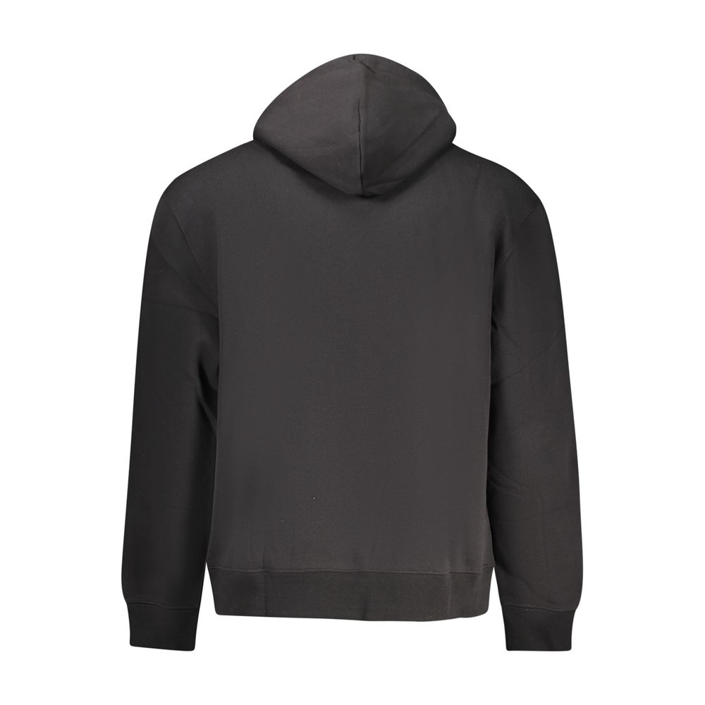 Calvin Klein Black Cotton Men's Hooded Sweatshirt - Image 2
