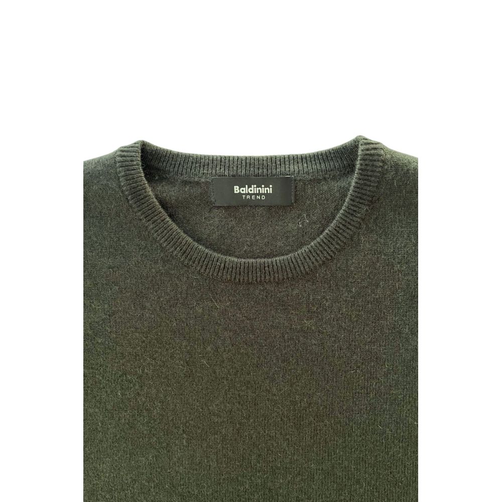 Baldinini Trend Green Cashmere Men Sweater - Image 4
