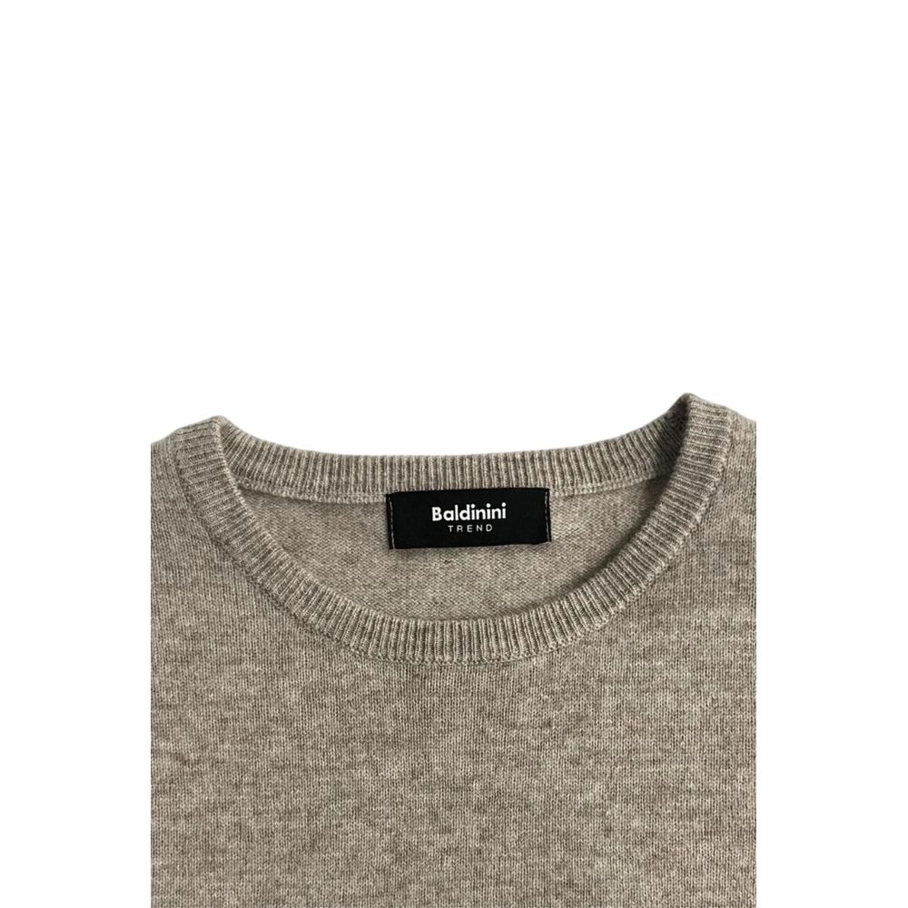Baldinini Trend Beige Cashmere Men Sweater - Image 4