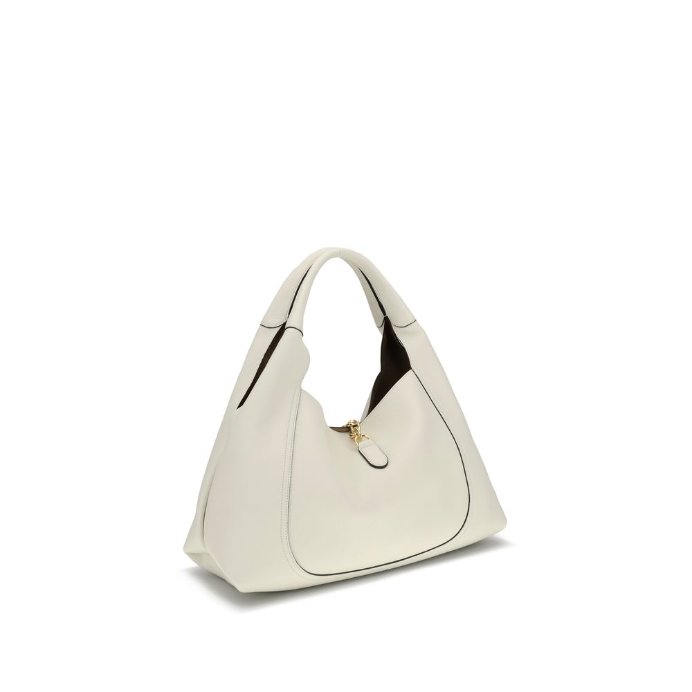 Gucci White Calf Leather Bos Taurus Shoulder Bag - Image 3
