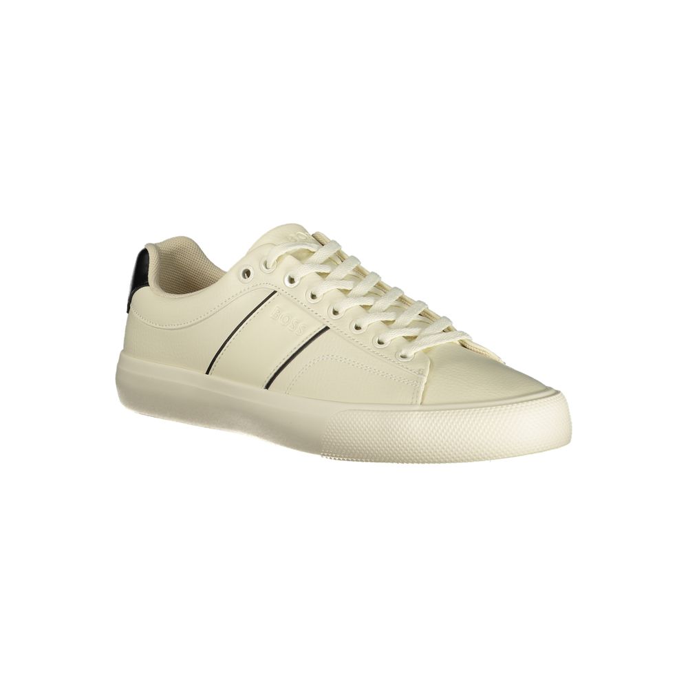 Hugo Boss White Polyester Men Sneaker - Image 2