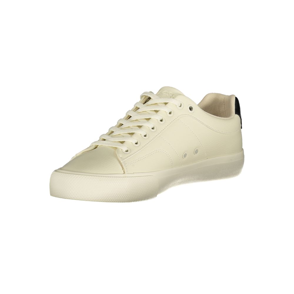 Hugo Boss White Polyester Men Sneaker - Image 3