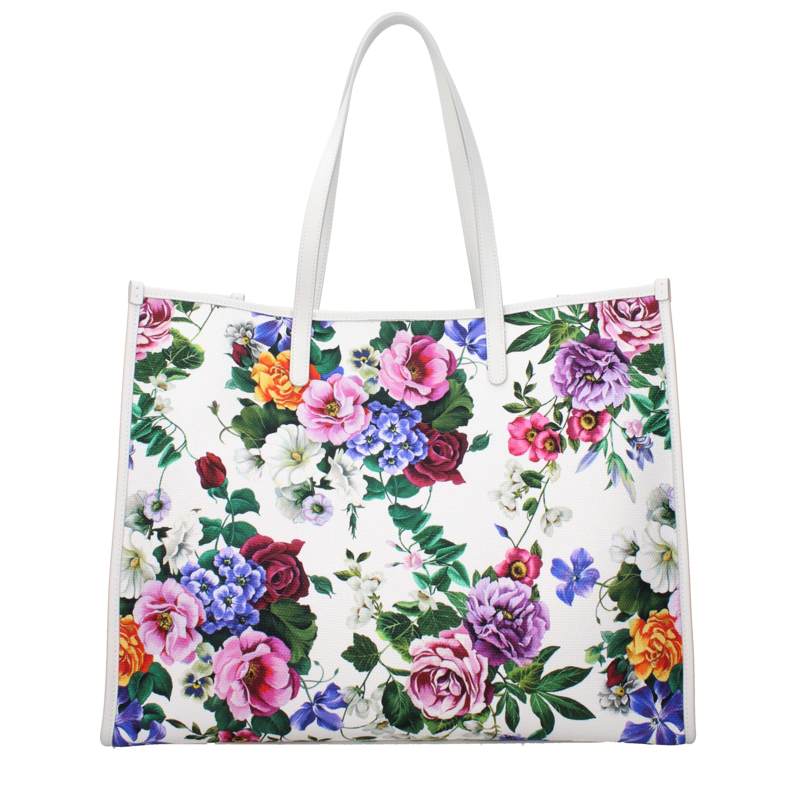 Dolce & Gabbana White Fabric Shoulder Bag - Image 3