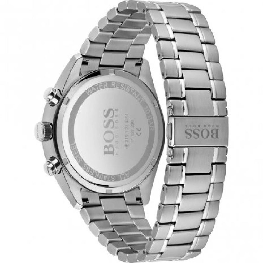 Hugo Boss Gray Stainless Steel Dress Watch - Image 2