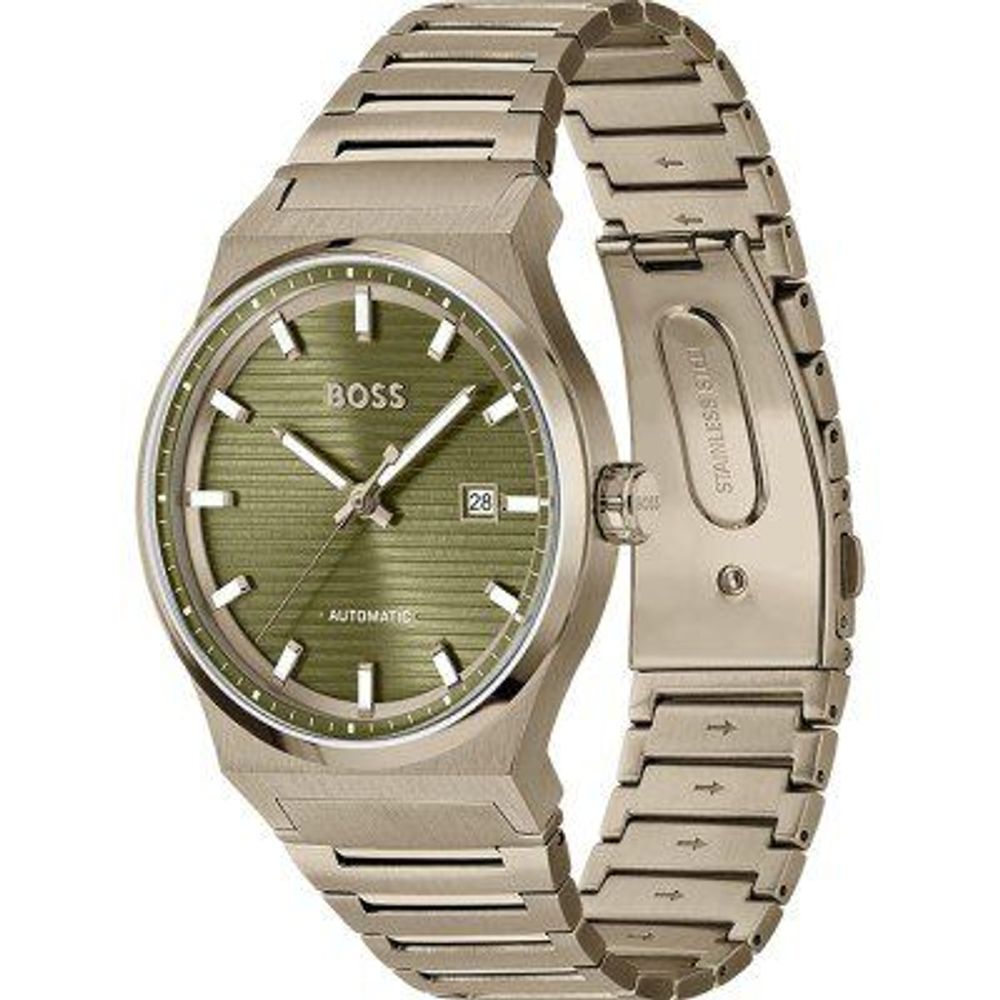 Hugo Boss Gold Stainless Steel Dress Watch - Image 2