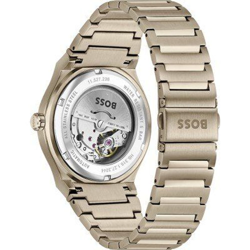 Hugo Boss Gold Stainless Steel Dress Watch - Image 3