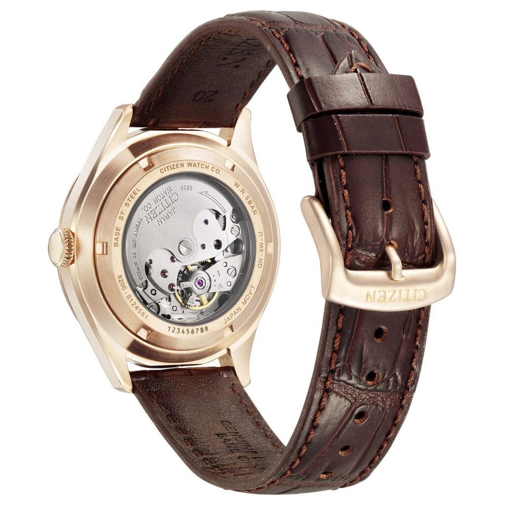 Citizen Brown Leather Dress Watch - Image 2