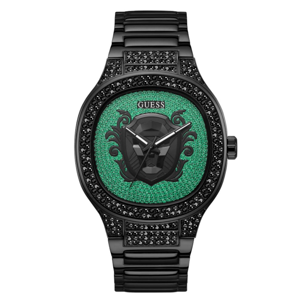 Guess Black Stainless Steel Dress Watch