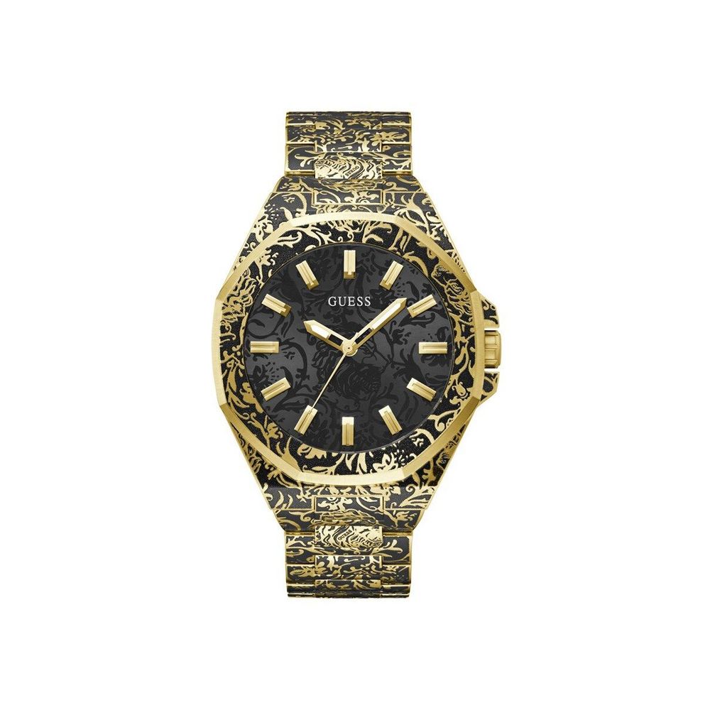 Guess Black Stainless Steel Dress Watch