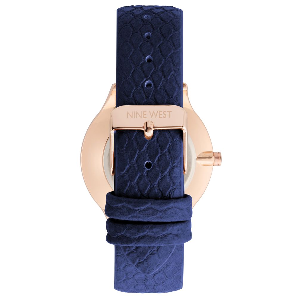 Nine West Black Stainless Steel Bracelet Watch - Image 3