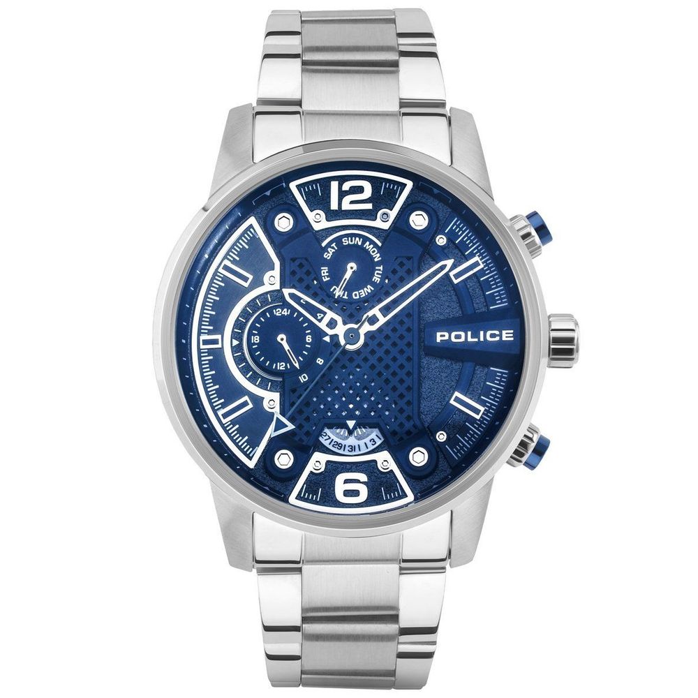 Police Gray Stainless Steel Bracelet Watch